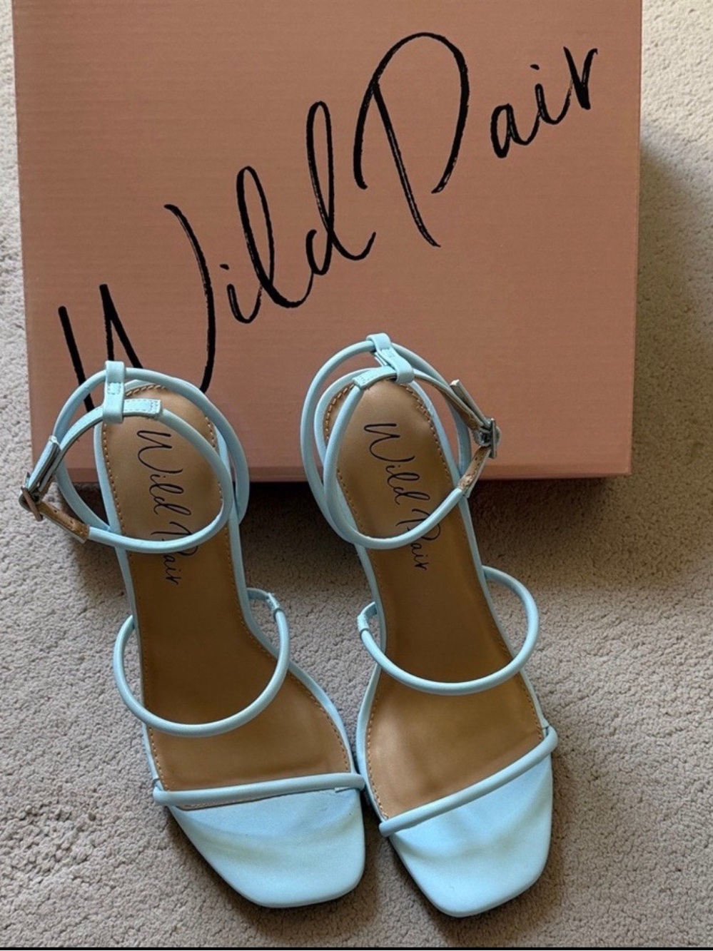 WILD PAIR Baby Blue Heels